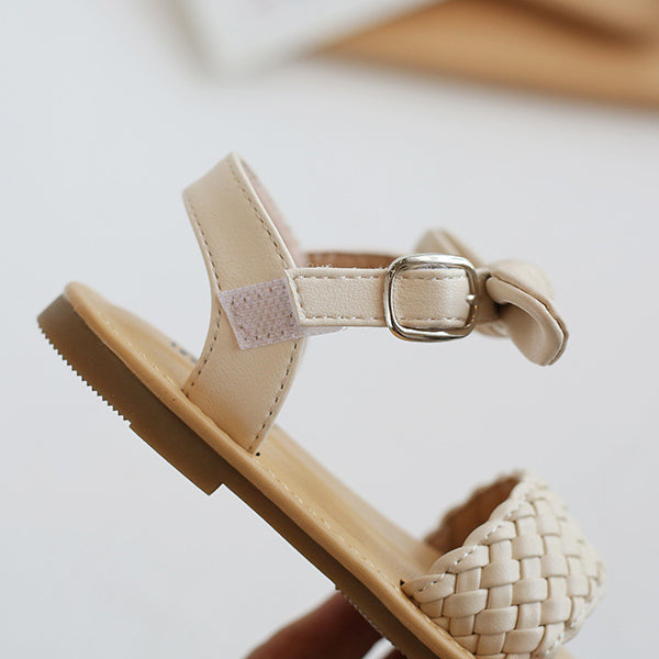 Wholesale Kids Woven Sandals Faux Leather Baby Supplies